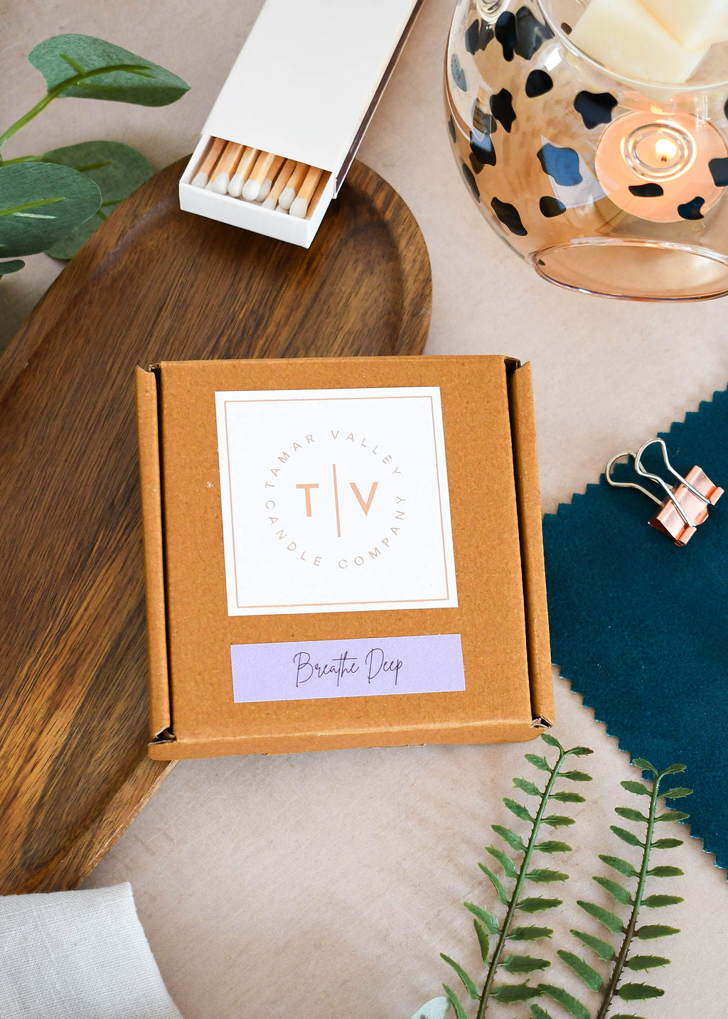 Breathe Deep Wax Melt box lifestyle