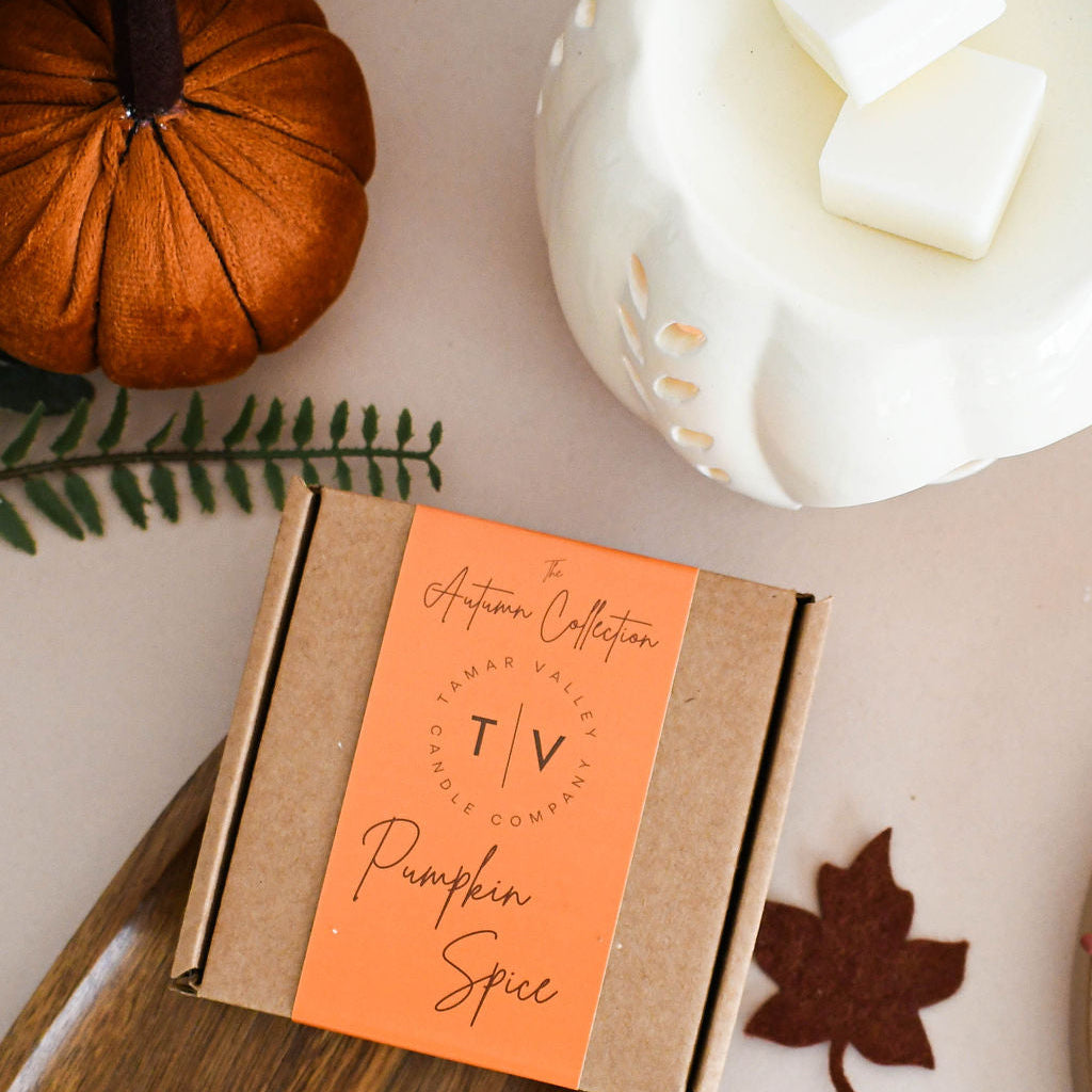 Autumn wax melts UK Pumpkin Spice spiced autumn fragrance