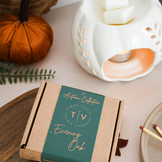 Autumn wax melts UK - Evening Oak smoky oak and tobacco scent