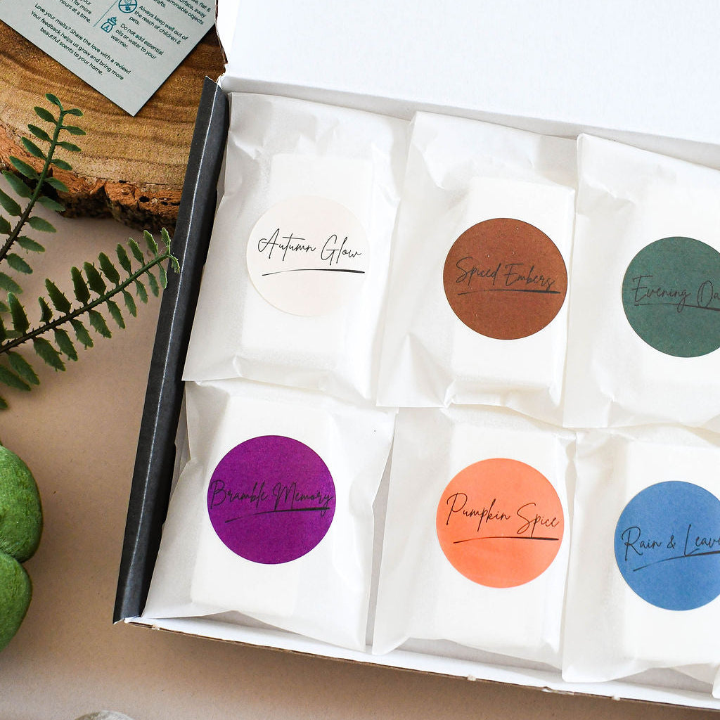 selection of strong wax melt miniatures