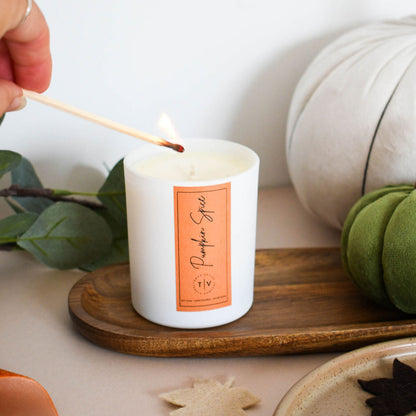 Autumn candle UK – Pumpkin Spice warm spiced fragrance