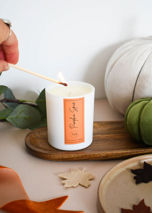 Autumn candle UK – Pumpkin Spice warm spiced fragrance