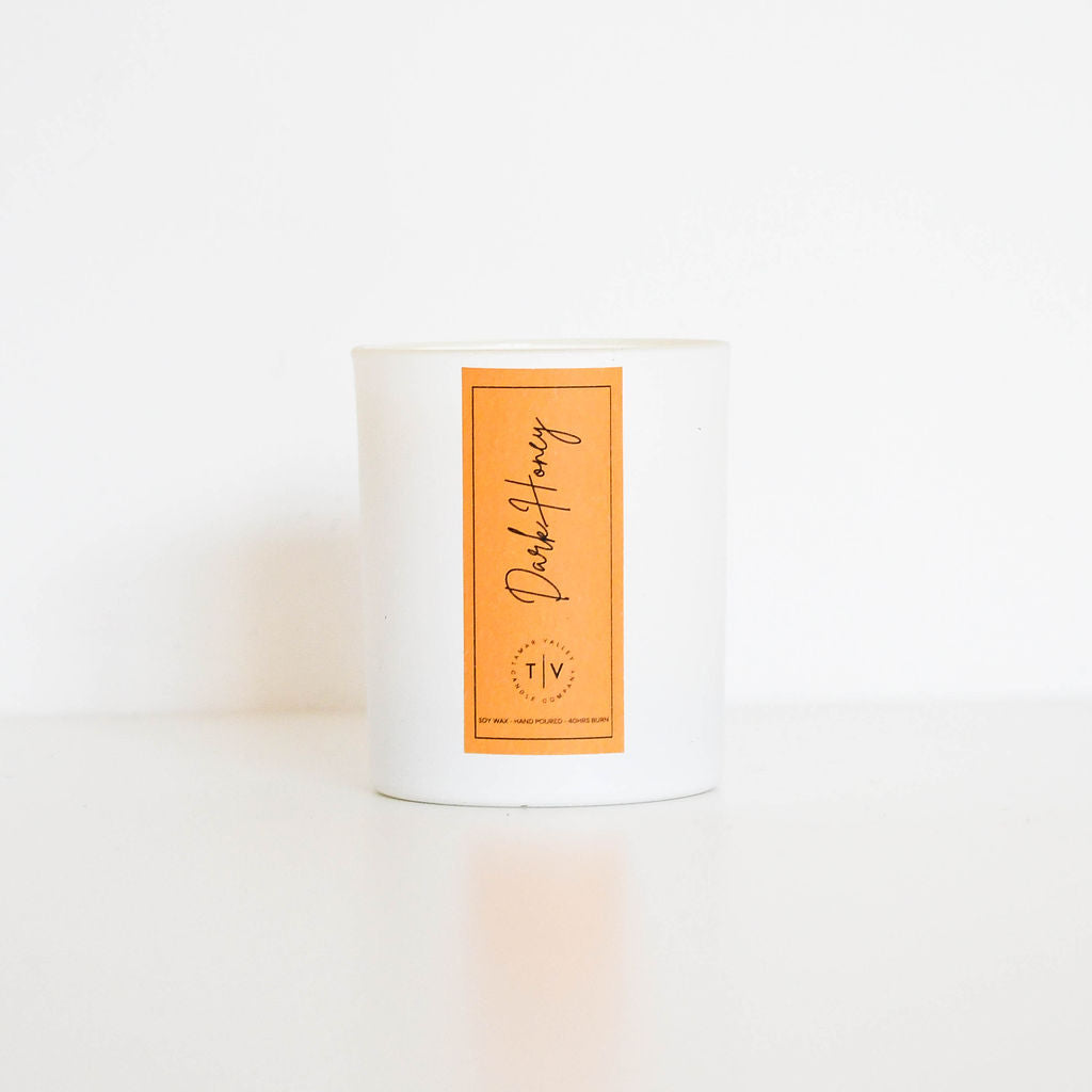 Autumn candle UK – Dark Honey rich honey, spice and tobacco fragrance