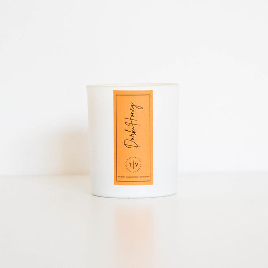 Autumn candle UK – Dark Honey rich honey, spice and tobacco fragrance