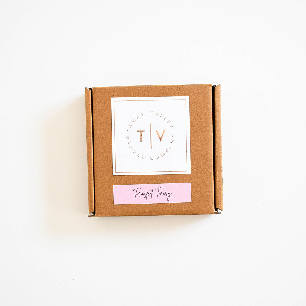 Hand-poured Frosted Fairy wax melts - small-batch craft in Cornwall UK